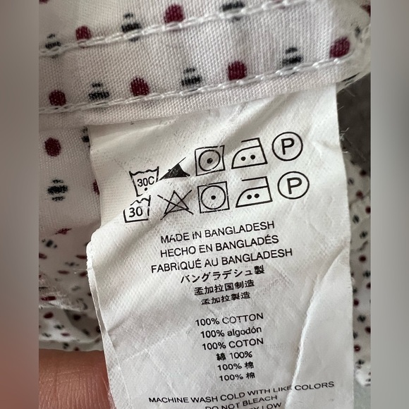 Michael Kors men's casual short-sleeved button-down print shirt size XL - Picture 8 of 9